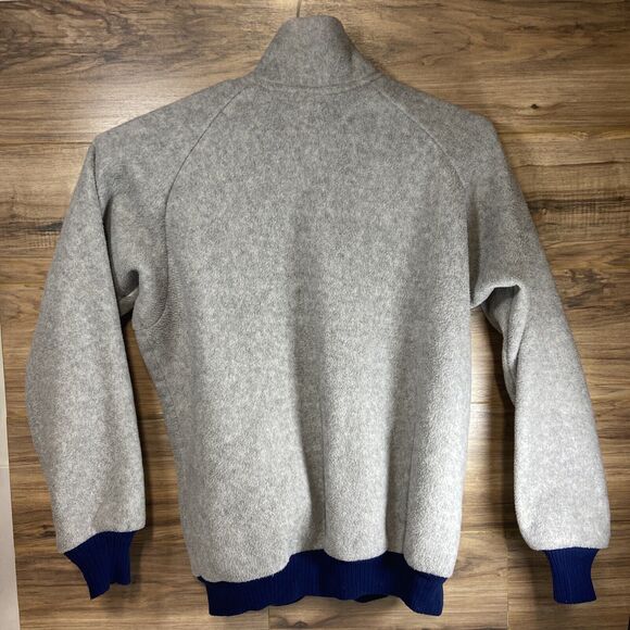 Vintage Patagonia 1/2 Zip Fleece Pullover Gray Men’s Sz XL Zip Pockets 80s - Picture 7 of 7